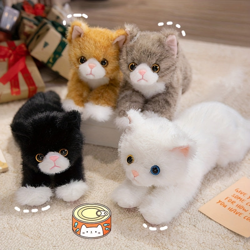 Պրեմիում խաղալիք փափուկ խաղալիք՝ ռեալիստական ​​կատվի, փափուկ խաղալիքներ, խելոք կատվիկներ, փափուկ խաղալիքներ՝ տղաների և աղջիկների համար