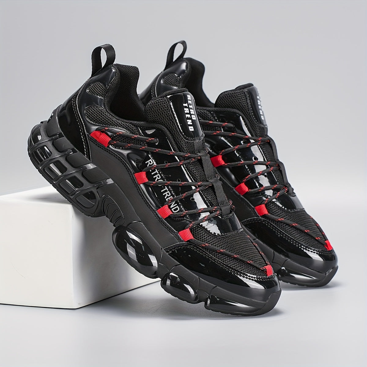 1207 Bestselling Men's Classic Plus-Size Ultra-Light Breathable Outdoor Hiking Cross-Country Training Couple's Casual Versatile Fashionable Comfortable Sports Road Running Shoes, Suitable for All Seasons, Ideal for Daily Wear - ayq