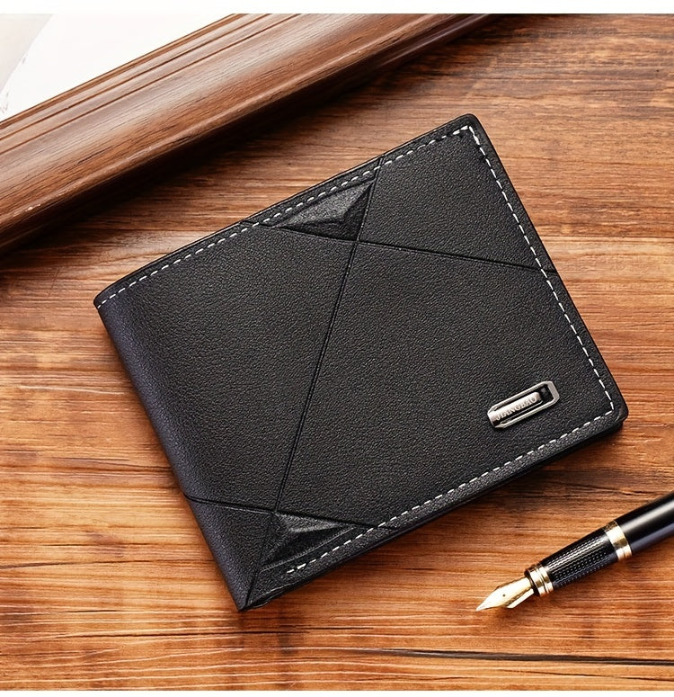 Men's Short Wallet, Multi-card Card Holder, Bifold Wallet Money Clip Coin Purse, Gift For Men