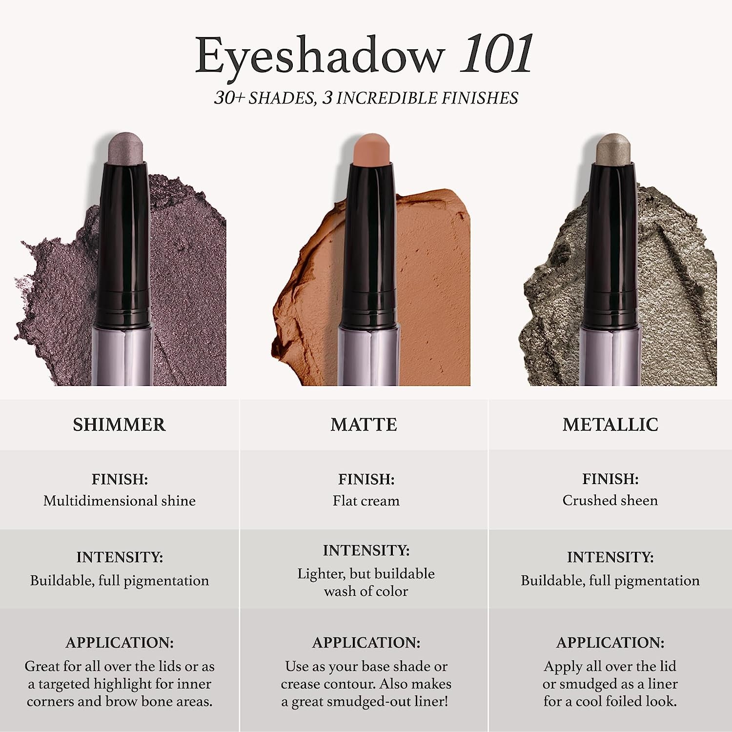 Julep Eyeshadow 101 Crème-To-Powder Waterproof Shadow Stick – Champagne Shimmer – Long-Lasting, Crease-Proof, Medium Golden-Beige Shimmer Cream Eyeshadow with Built-In Smudger
