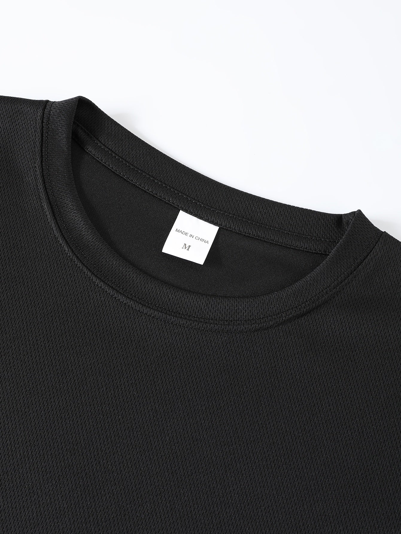 Men's Casual Crew Neck T-Shirt with Breathable Mesh