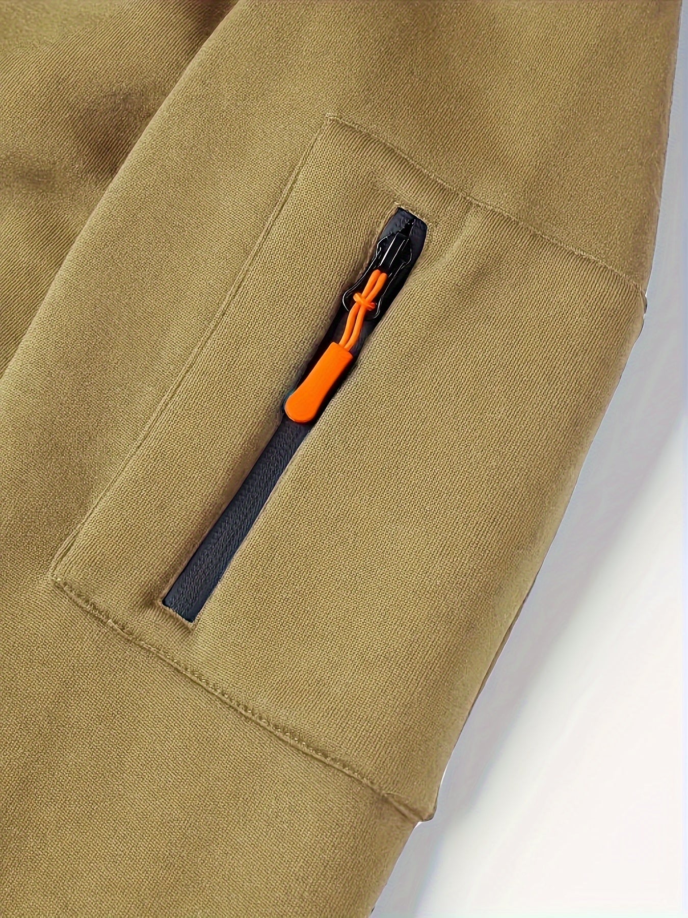 Men's Casual Hoodie with Zipper, Soft And Breathable Polyester Fabric, Machine Washable, Autumn/Winter Fashion