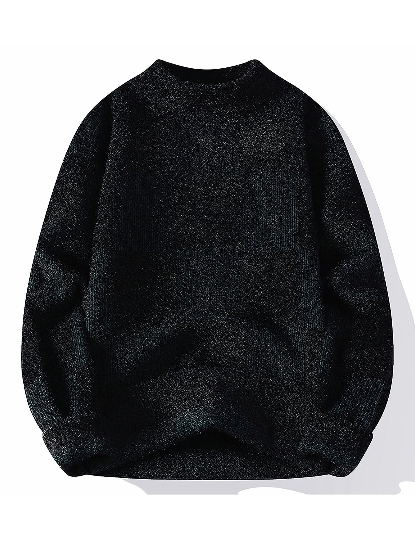 Նոր տղամարդու աշնանային և ձմեռային սվիտեր՝ կլոր վզով, ջերմության համար, տրիկոտաժե