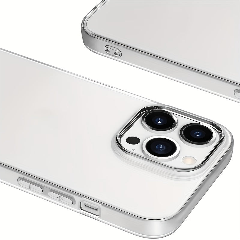 Clear Shockproof TPU Case for iPhone 18, 17, 16 Series