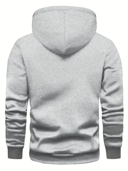 Men's Argentina Flag Hooded Sweatshirt - Casual Winter Pullover