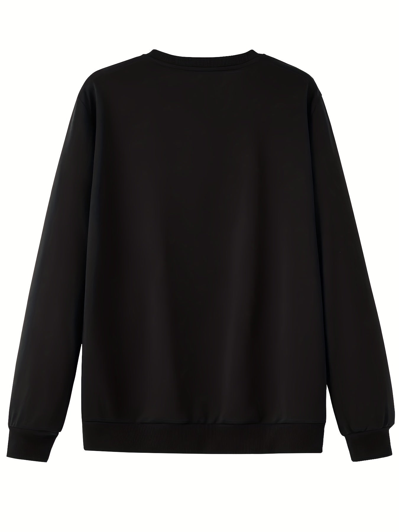 Men'S Happy New Year Sweatshirt - Light Grey with Orange Lettering - Regular Fit Crewneck Pullover for New Year'S Eve, NYE Parties & Casual Attire - Non-Permanent Celebration Sweater for Everyday & Special Occasions, New Year