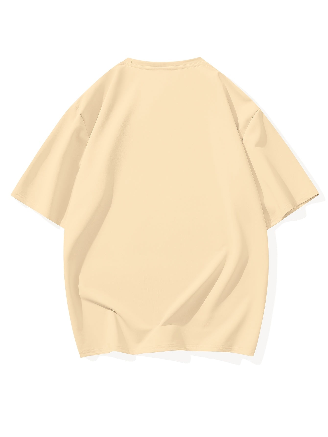 Women's Loose Fit Cotton T-Shirt with GK Letter Print