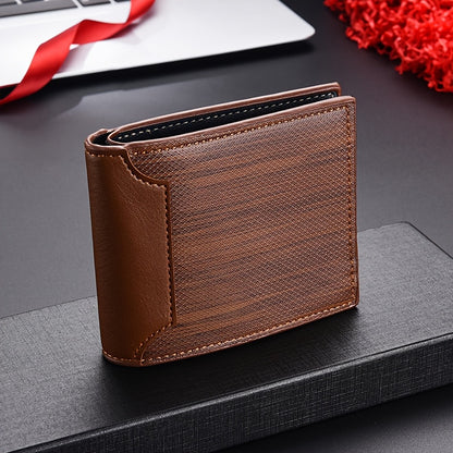 Travel Accessories Travel Wallet Premium Men's Card Holder Daily Use ID Case with 8 Card Slots Unisex Ticket Holder Coin Purse Suitable for and Middle-Aged Christmas Gift