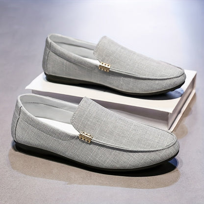 Men'S Stylish And Versatile Loafers, Suitable for Outdoor Streets And Casual Business Wear - British Style, Black, Slip-On, Perfect for Spring And Summer Business And Casual Outfits - ayq