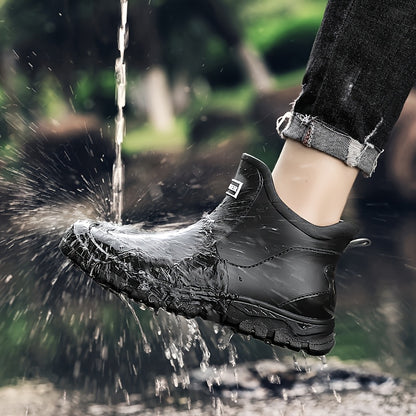 Unisex Waterproof Slip-On Shoes with Durable Non-Slip Sole