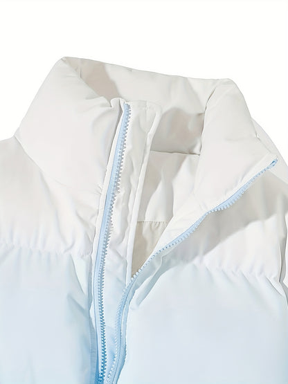 Տղամարդու գունային բլոկներով կարված բաճկոն - հարմարավետ բրդյա ծածկույթով ձմեռային բաճկոն՝ կանգնած օձիքով, կայծակաճարմանդով և բազմաթիվ գրպաններով՝ ամենօրյա հագուստի համար, ձմեռային բաճկոն, հաստ