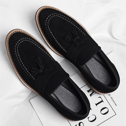Men's Stylish PU Loafers Casual Dress Shoes for All Seasons