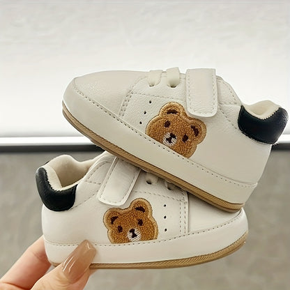 Casual Cute Cartoon Bear Sneakers For Baby Boys, Lightweight Non-slip Walking Shoes For Spring Summer Autumn