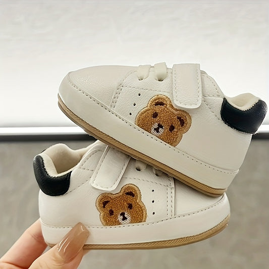 Casual Cute Cartoon Bear Sneakers For Baby Boys, Lightweight Non-slip Walking Shoes For Spring Summer Autumn