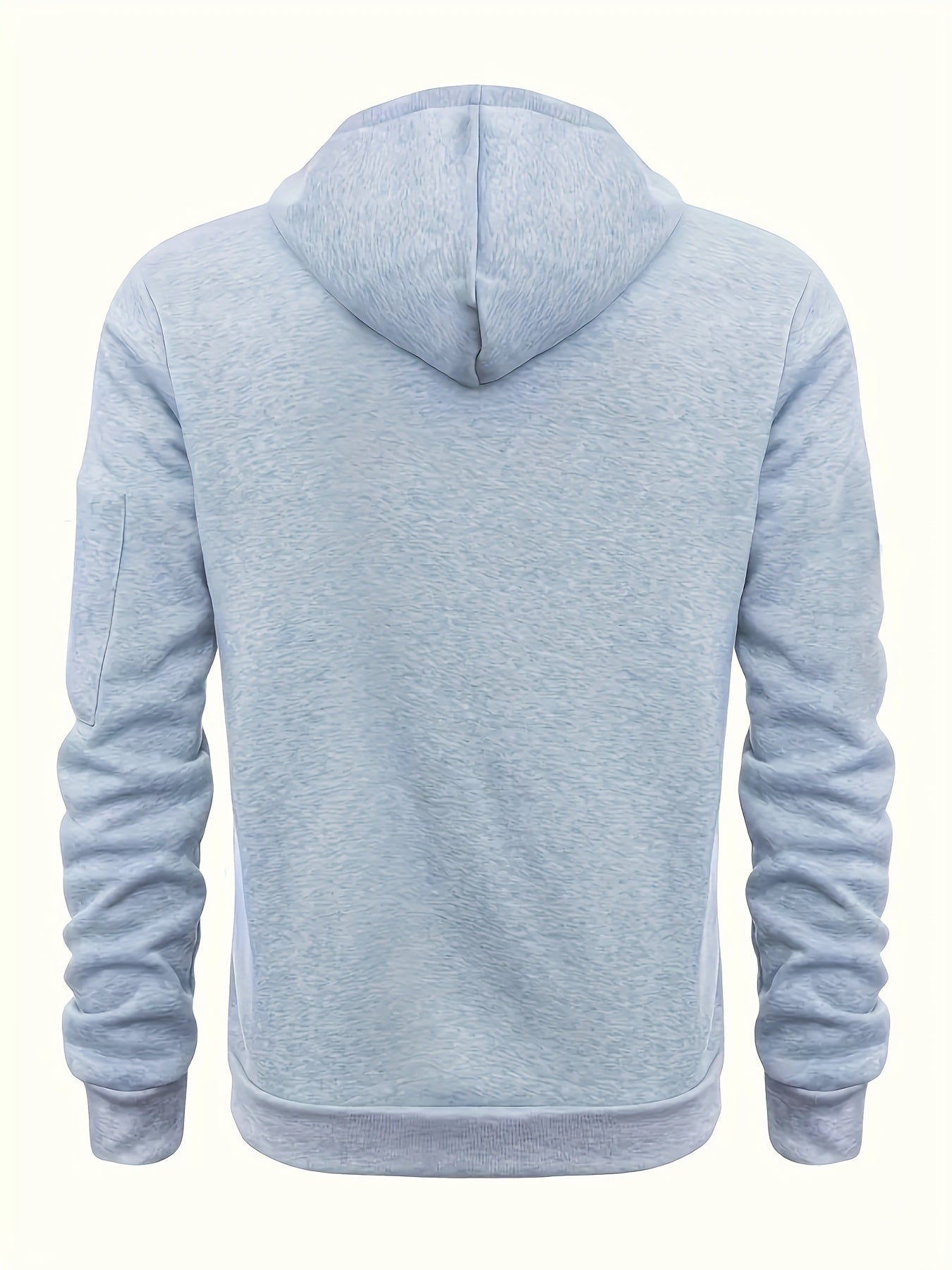 Men's Casual Hoodie with Zipper, Soft And Breathable Polyester Fabric, Machine Washable, Autumn/Winter Fashion
