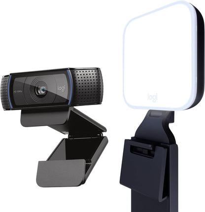 Logitech C920X HD Pro Webcam, Full HD 1080P/30Fps Video Calling, Clear Stereo Audio, HD Light Correction, Works with Skype, Zoom, Facetime, Hangouts, Pc/Mac/Laptop/Macbook/Tablet - Black