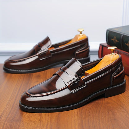Men's Casual Business Loafers Lightweight Breathable Shoes