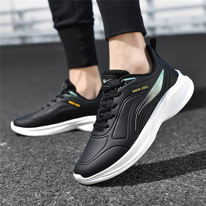 Men's Low-Top Lightweight Running Shoes with Cushioned Sole