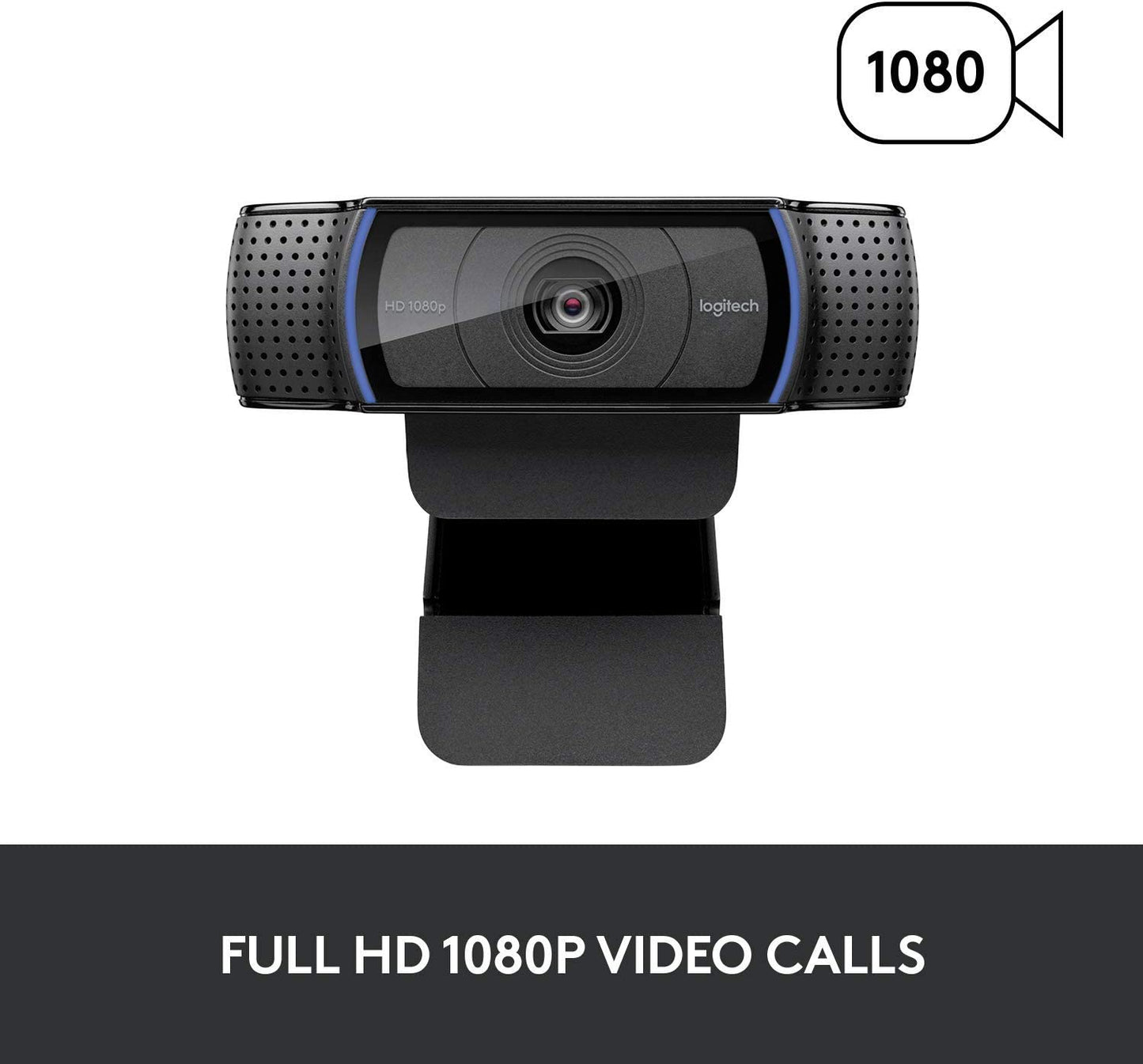 Logitech C920 Hd Pro Webcam (Black) Black