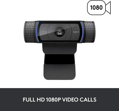 Logitech C920 Hd Pro Webcam (Black) Black