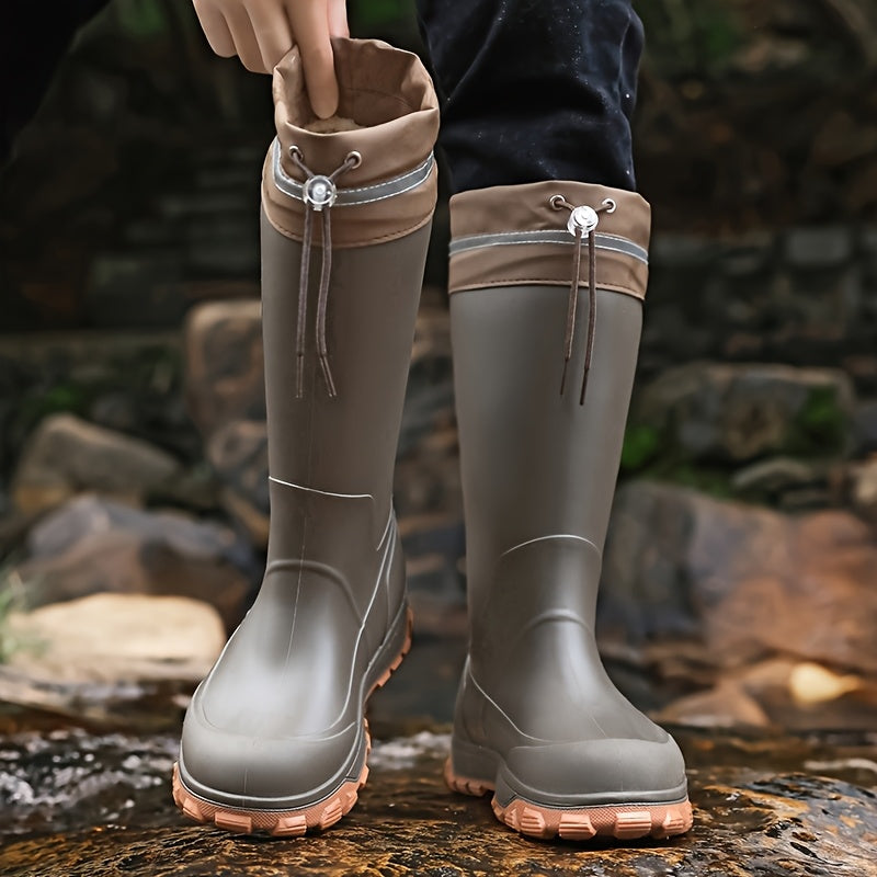 Men's All-Season Waterproof High-Top Outdoor Boots