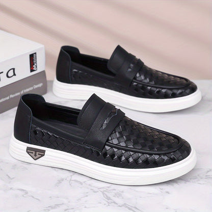 Men's Breathable Casual Loafers with Rubber Sole