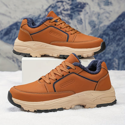 Men's All-Season Hiking Boots with  Upper & Cushioned Sole - Low-Top Outdoor Trekking, Climbing & Camping, All-Terrain Traction, Breathable Fabric, Lace-Up Ankle for Hiking, Gym, and Casual Wear (Model 9019)