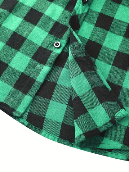 Տղամարդկանց համար նախատեսված շոտլանդական վերարկու, երկար թևքերով, պատահական, կոճակներով, գլխարկով վերնաշապիկ, բաճկոն