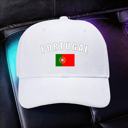 Adjustable Lightweight Baseball Cap with Portuguese Print