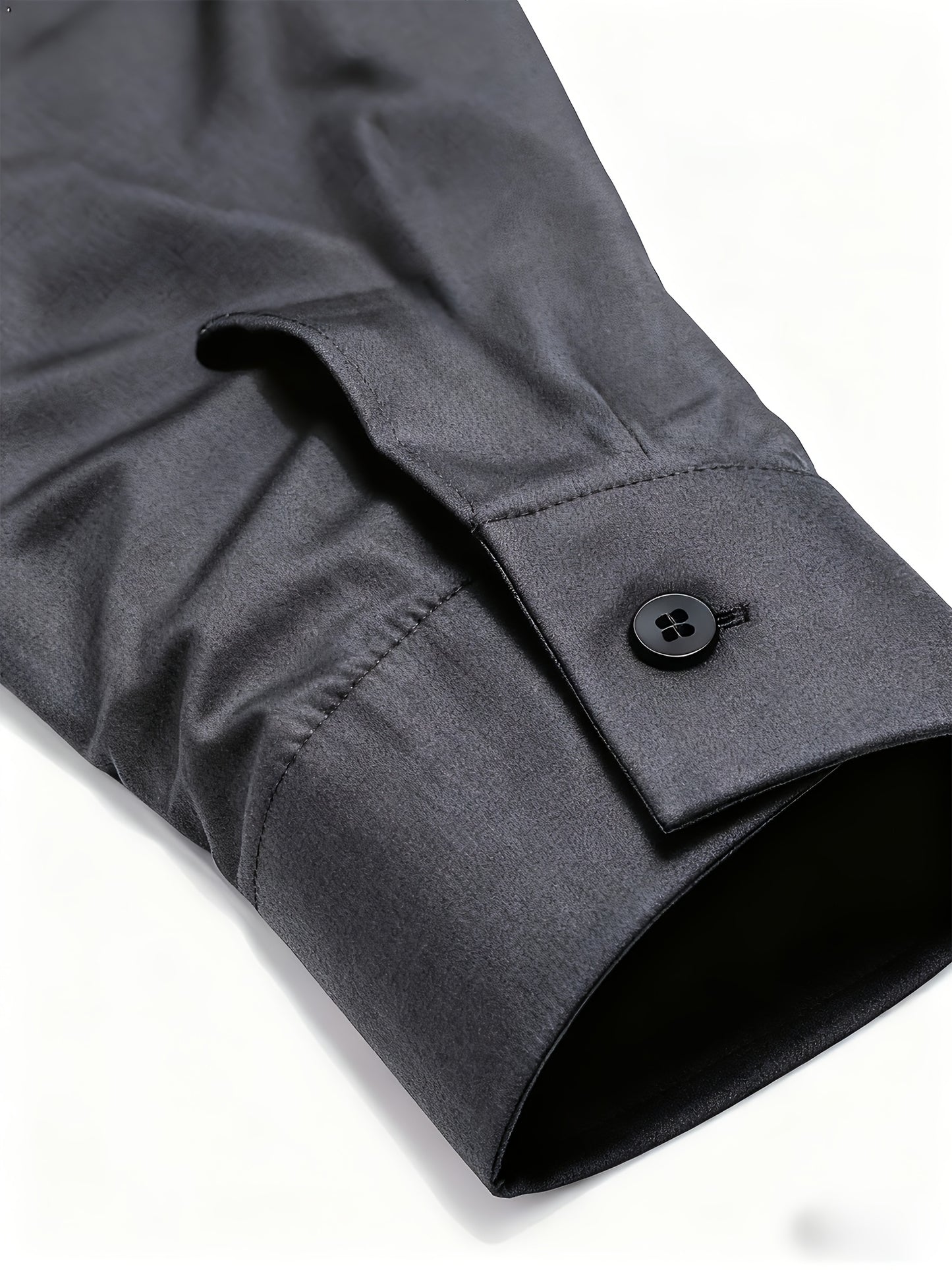 Men's Business Casual Two-Piece Suit with Lapel Shirt and Drawstring P