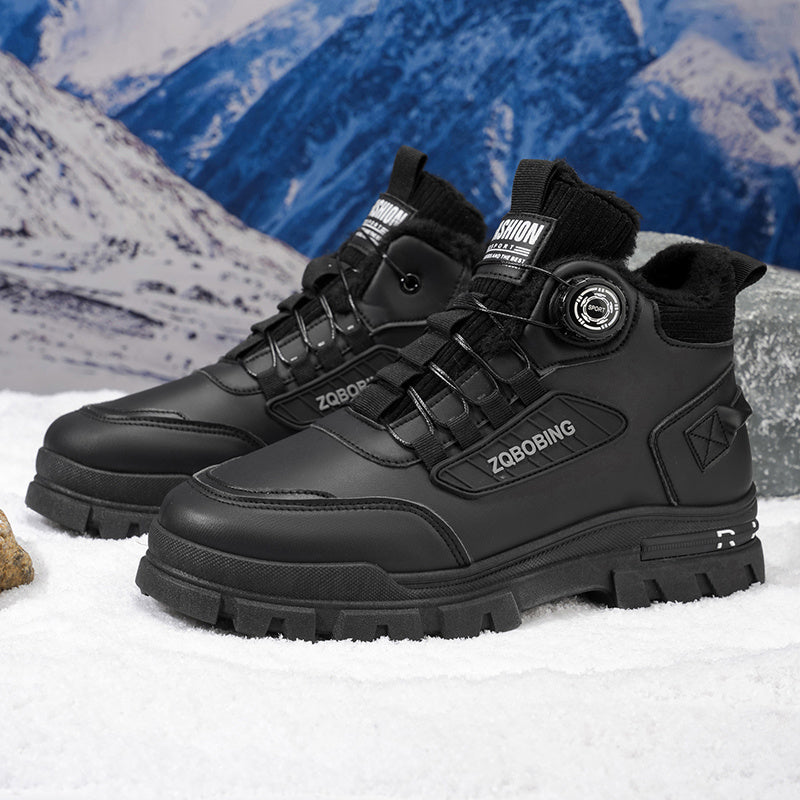 Տղամարդկանց համար նախատեսված առօրյա, նորաձև սպորտային լեռնագնացության կոշիկներ LD991 | Ցածր գոտկատեղով, արհեստական ​​վերնամասով, առաձգական ժապավենով փակվող, իդեալական է աշուն/ձմեռ բացօթյա գործունեության համար