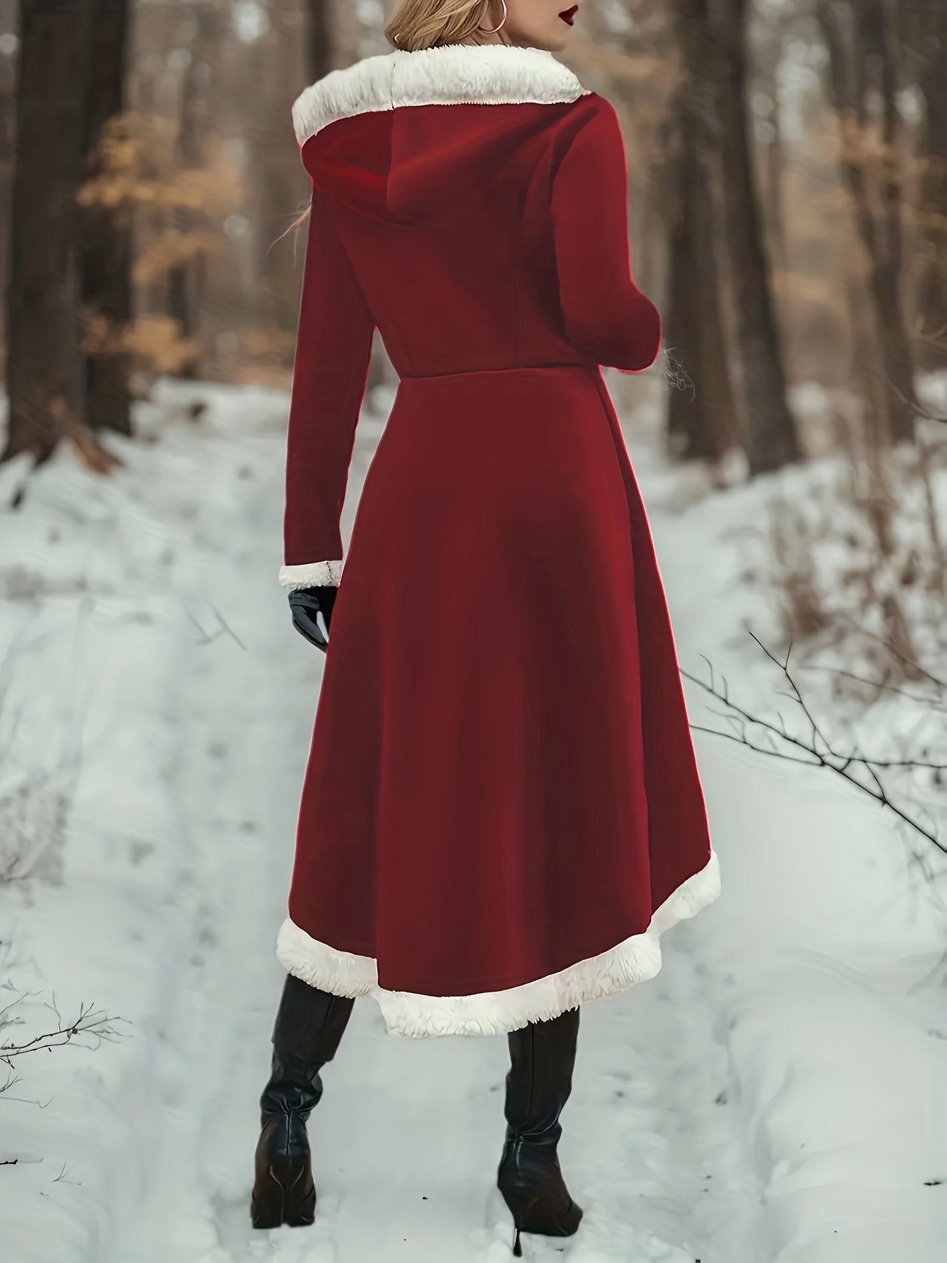 Կորեական կոմպոզիտային հաստ ձմեռային վերարկու - էլեգանտ կորեական բաճկոն, միջին երկարության տաք վերնազգեստ՝ երկար թևքերով և գլխարկով, միագույն բլեյզեր՝ աշնանային և ձմեռային, լվացքի մեքենայով լվացվող սառը եղանակի հագուստ