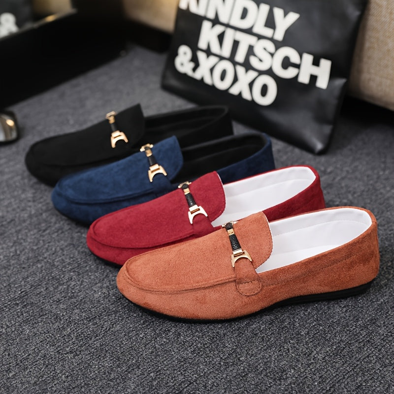 Men's Casual Canvas Slip-On Shoes Round Toe Summer Style