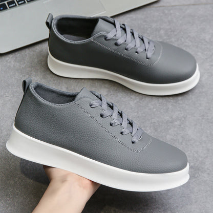 Men's Vintage Lace-Up Business Shoes Comfortable PU Leather