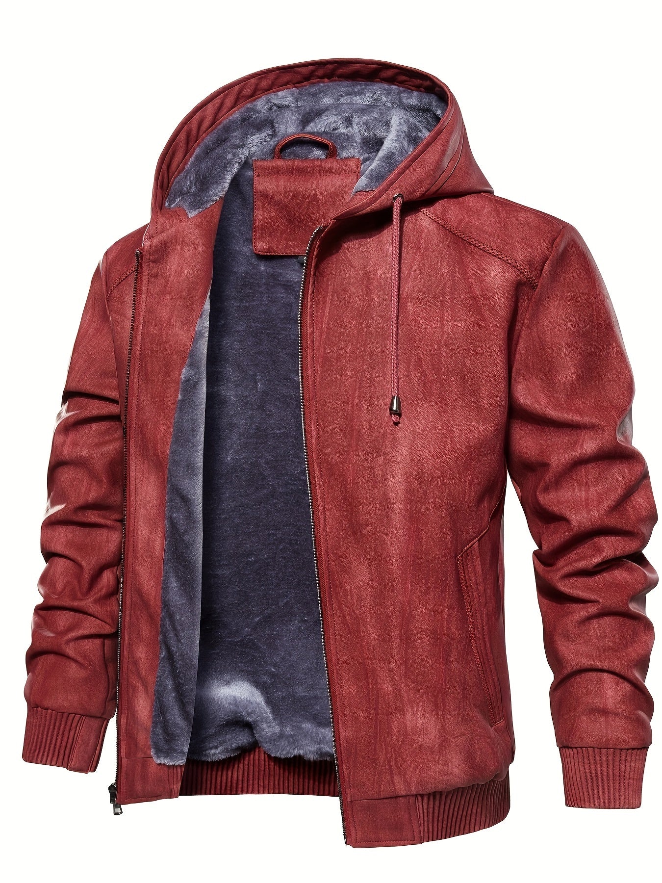 Men's Vintage Hooded Jacket - Breathable, Tear-Resistant Winter Coat
