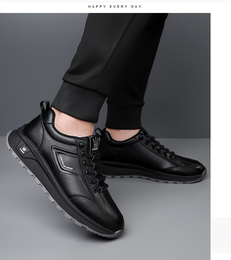 Men's Slip-On Casual Sneakers - Breathable, Non-Slip & Durable for Outdoor Activities, Comfort Fit with Elastic Closure - ayq