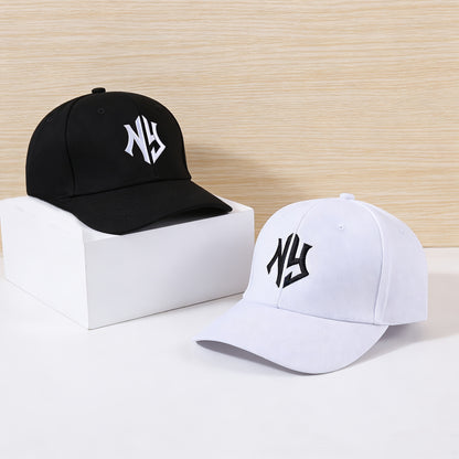Embroidered NY Baseball Caps for Men & Women - Breathable Polyester