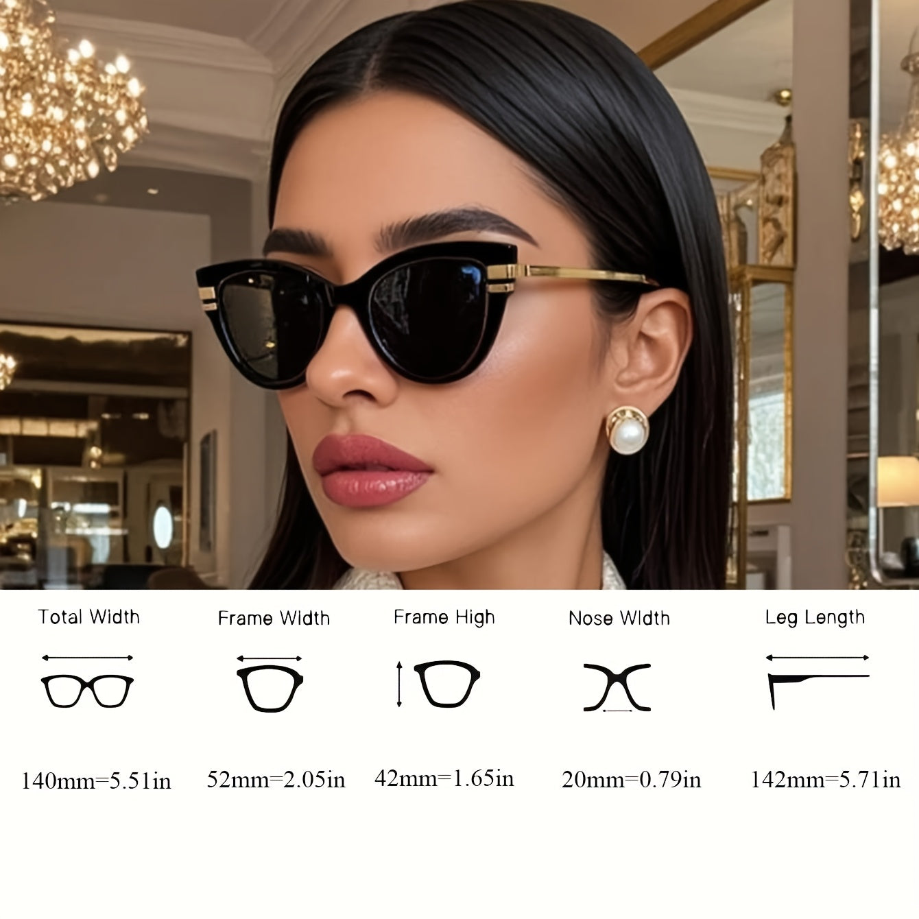 Y2K Cat-Eye Full Rim Sunglasses for Women and Men