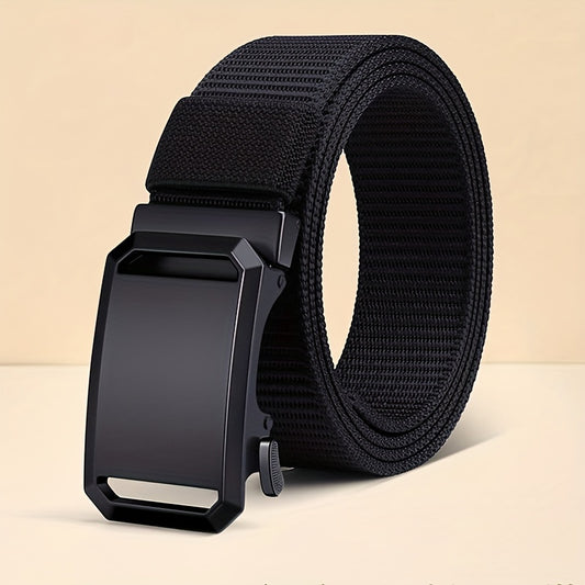 A New Type of Automatic Buckle Canvas Belt, Stylish Woven Work Belt, And Casual Outdoor Pants.