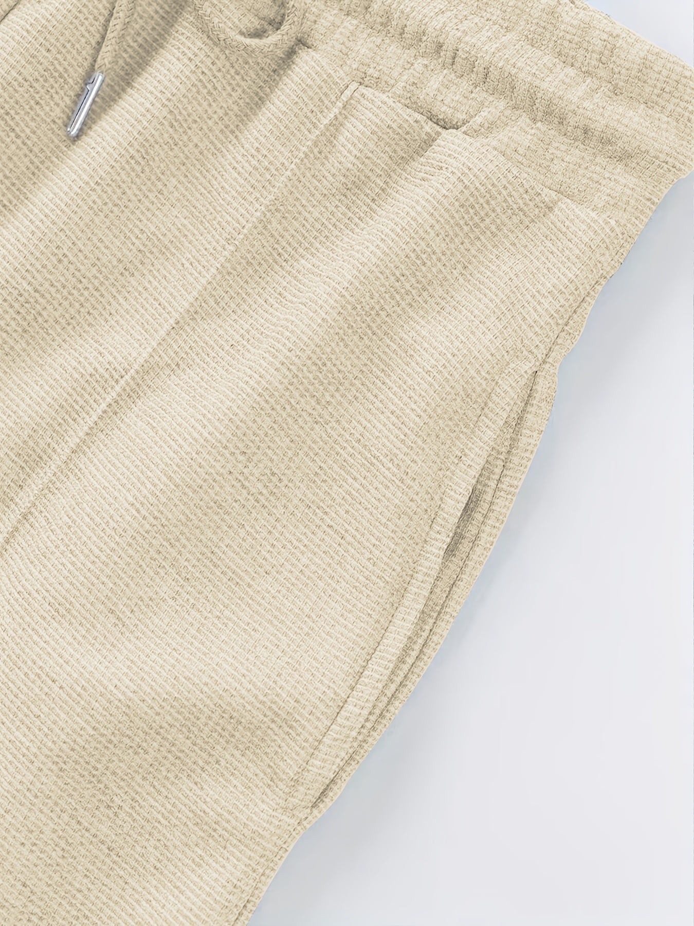 Men's Casual Straight-Leg Knit Sports Pants - Breathable Comfort