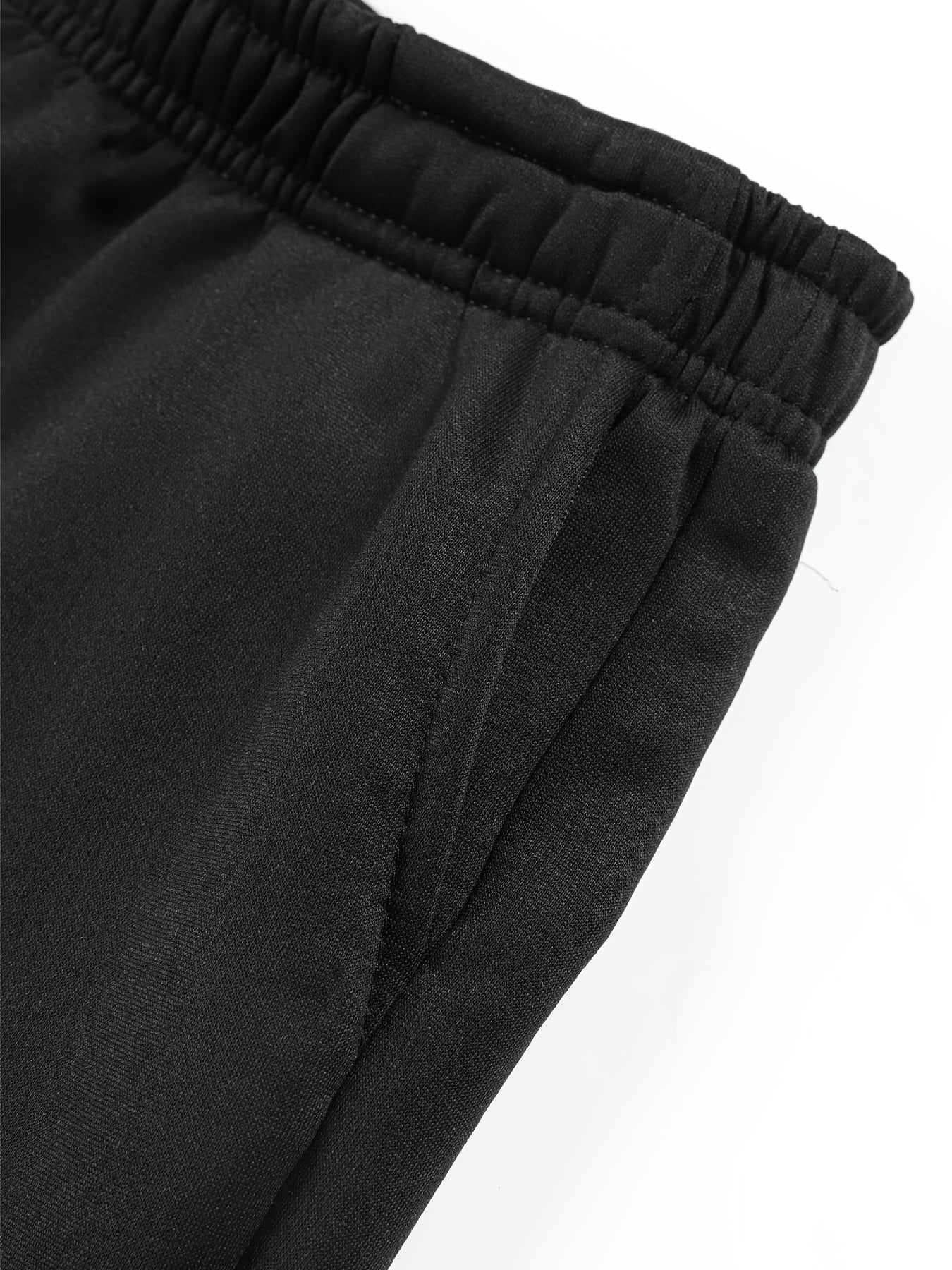 2pcs Boys' Fleece-Lined Thickened Warm Hoodie + Pants Set, Stylish Letter Print Winter Comfortable Sportswear Outfit for Kids Casual Leisurewear, Perfect for, Blanket Hoodie Kids