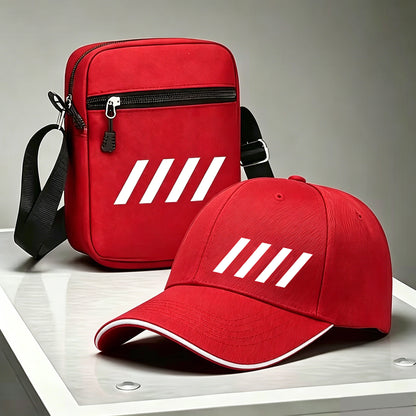 Unisex Baseball Cap and Shoulder Bag Set – Trendy Streetwear