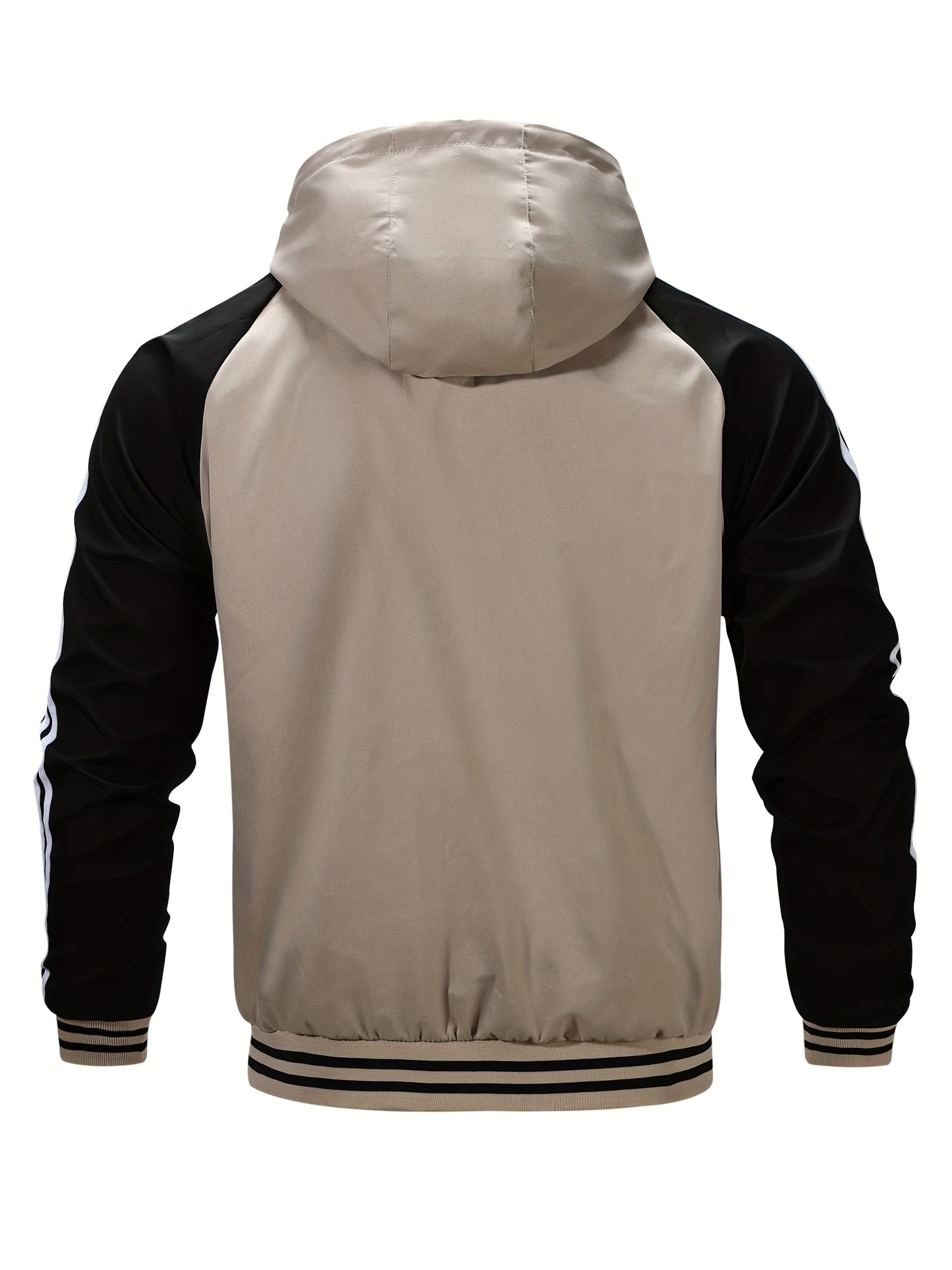Men's Lightweight Hooded Jacket Casual Four Seasons Polyester
