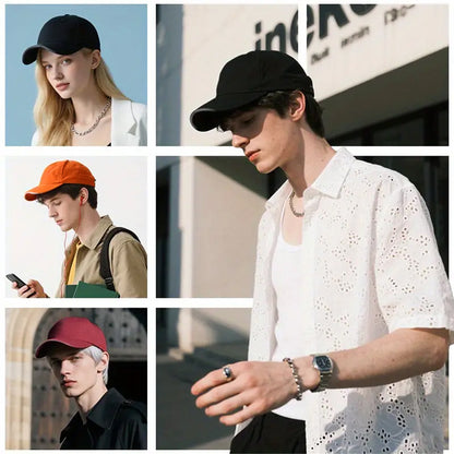 Lightweight Adjustable Baseball Cap with Golden Letter R and Wheat Ear