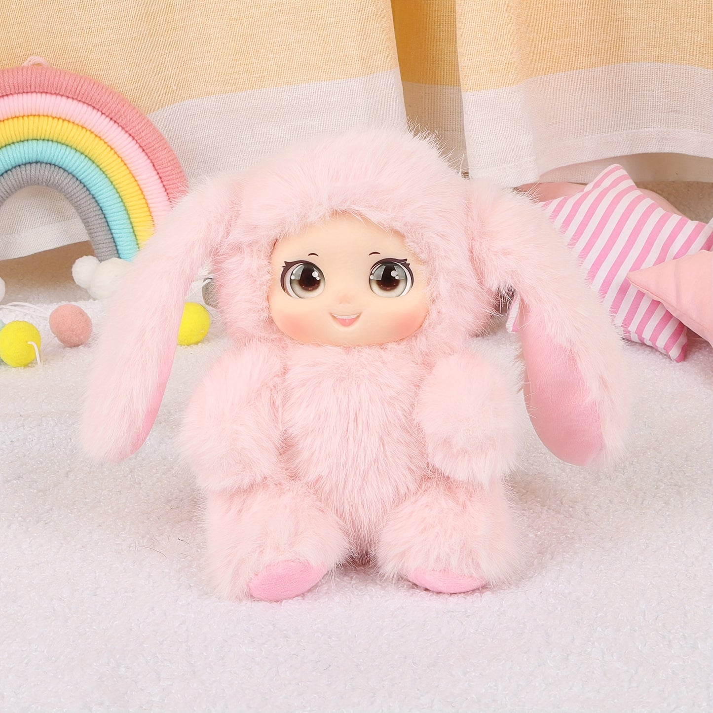 AURAESIN Plush Toys - Super Soft Huggable Bunny Bear Sheep Dolls, // Cuddly Stuffed Animals Suitable for Bedside & Desk Decor, Christmas Gifts for & s