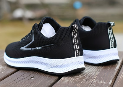 Men's Lace-up Sneakers - Athletic Shoes - Lightweight And Breathable - Running Basketball Workout Gym