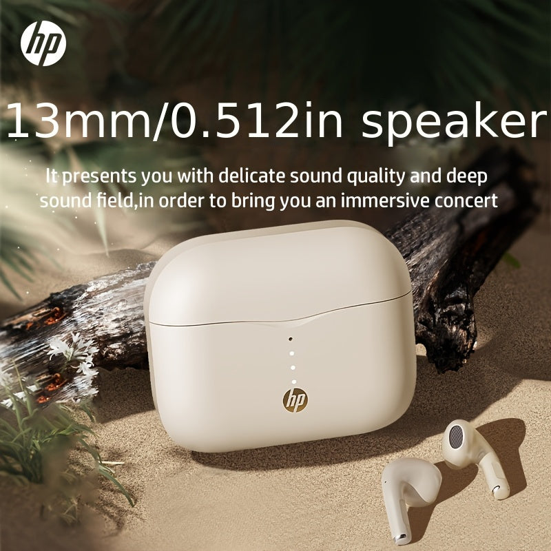 HP Wireless EarBuds, Over 30 Hours Battery Life, Touch Control, Rechargeable Lithium Battery, Compatible with Apple & Android, Built-in Microphone, Type-C Port Charging