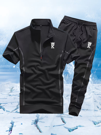 Casual Men's Summer New Loose Sportswear Set - ayq