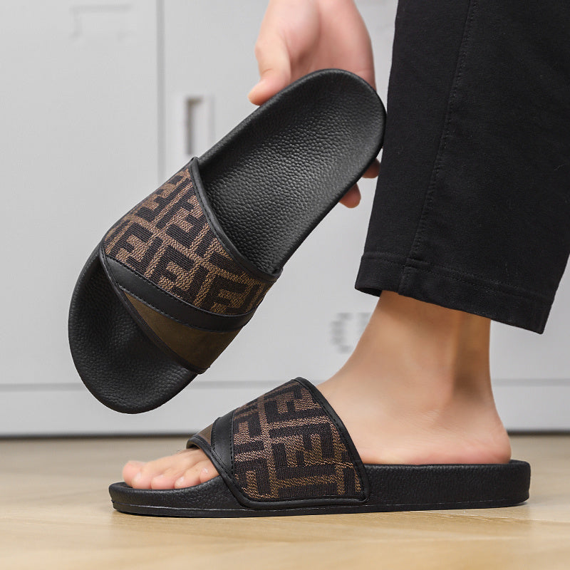 Men's Summer Breathable PU Slip-On Outdoor & Beach Shoes