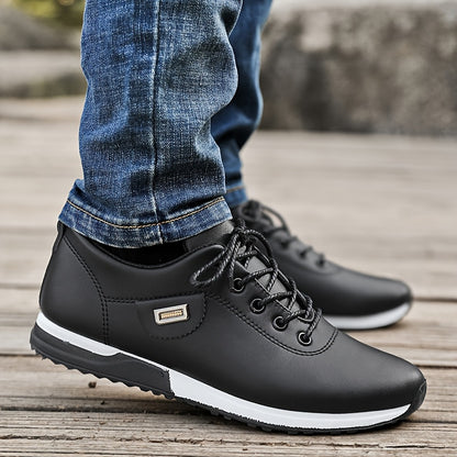Men's All-Season Business Casual Lace-Up Shoes, Large Size